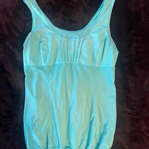 Lululemon Athletica Aqua Sleeveless Adjustable Tank Top